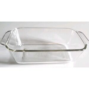 Pyrex Corning Glass Loaf Pan 213-R, Clear 1.5 Quart 1.5L